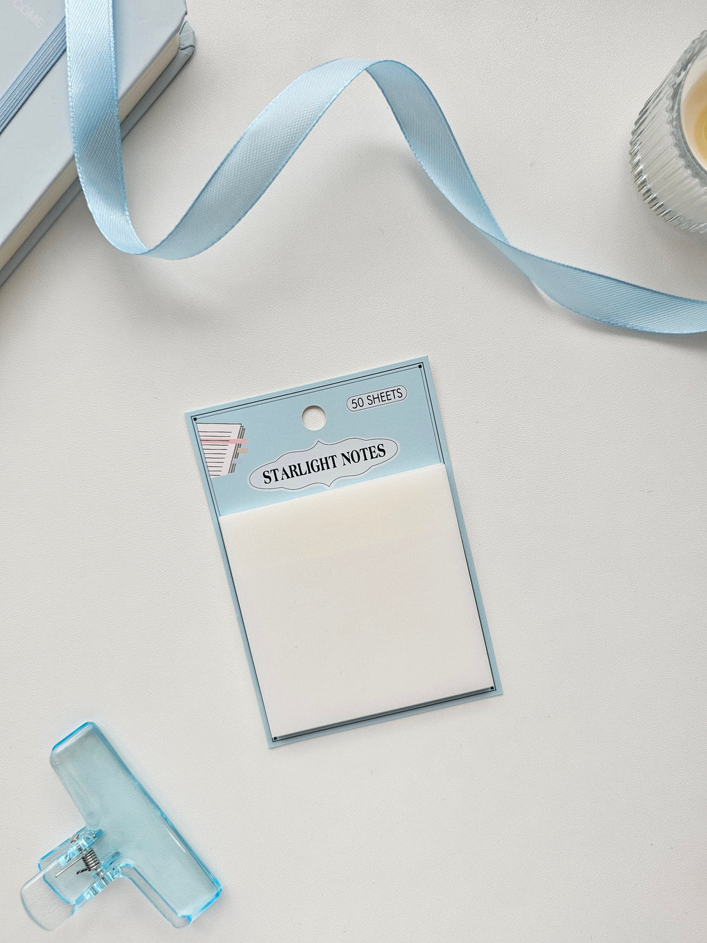 ✨ Starlight Notes — Translucent Shimmer Sticky Notes